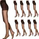 L'eggs Everyday Women's Standard-Panty Sheer Toe Pantyhose for All Day Comfort, 100% Nylon (Queen)