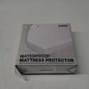 King Size Waterproof Mattress Protector,100% Polyester Mattress Protector Breathable Bed Cover Noiseless Mattress Pad Cover with 6''-18'' Deep Pocket for Bedroom Home