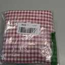 2 Pcs Red Gingham Ruffled Valances for Window Farmhouse Buffalo Checkered Valances Ruffle Rustic French Country Kitchen Curtains with Rod Pocket for Bathroom Cafe 52" W x 18" L