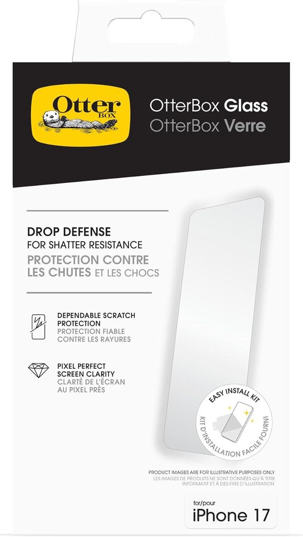 OtterBox iPhone 17 Glass Screen Protector
