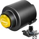 Trailer Lock Fits 2 5/16 Inch Couplers, Secures Safety Chains Anti-Theft Ball Hitch Lock, Pry-Resistant & Heavy-Duty Trailer Hitch Locks for RV | Cargo | Camper | Dump Trailer (Yellow)