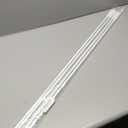 Generic White Aluminum Drapery Curtain Wand Pull Rod w/Swivel Snap & Handle White (4 Pack - 36""), Silver