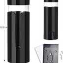 Cup Dispenser, Wall Mount Water Cooler Cup Dispenser fits 4-7 oz Disposable Paper and Plastic Cups, Pull Type Cup Holder for Bathroom, Office, Break Room, Gym, Black