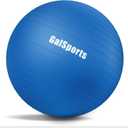 GalSports Stability Ball for Core Training & Physical Therapy  Anti-Burst, Slip-Resistant Yoga Ball for Home Gym, Pilates, Balance & Posture Improvemen (L(26ines/65cm/With Pump), Blue)