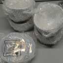 LE TAUCI Soup Bowls With Handles 28 oz and Silicone Lids, French Onion Soup Bowl for Chili, Beef Stew, Cereal, Ceramic Soup Crocks oven Safe, Microwave Dishwasher Safe - 5.5 inch, Set of 4, White