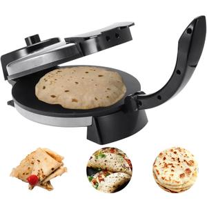 Electric Tortilla Maker,Maquina Para Hacer Tortillas,Electric Tortilla Press,Non-Stick Cooking Plates-Friendly 10" Tortilla, Chapati, Roti