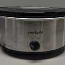 Crock-Pot 7 Quart Oval Manual Slow Cooker, Stainless Steel (SCV700-S-BR), Versatile Cookware for Large Families or Entertaining