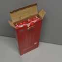 14 Pack Tall Red Taper Candles - 10 Inch Red Dripless, Unscented Dinner Candle - Paraffin Wax with Cotton Wicks - 8 Hour Burn Time.