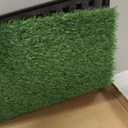 Dog Grass Pad with Tray, 23''X17'' Small Artificial Turf Grass Potty, Reusable Puppy Pee Pads for Dogs, Portable Dog Litter Box for Indoor/Outdoor Potty Training Toilet
