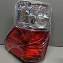 Tail Lights Assembly Pair with Wiring Harnesses for 2007 2008 2009 2010 2011 2012 2013 Toyota Tundra Red Taillights Rear Back Brake Lamps Left Driver and Right Passenger Side,Chrome Housing Clear Lens