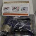 JONYJ Handheld Car Vacuum Cleaner, 16000PA Hand Held Vacuum Portable Cordless, 2 in 1 Air Duster and Vacuum Cleaner with LED Light, Multi-Nozzles, 120W High Power Mini Vacuum for Home, Pet, Office (Blue & Gold)