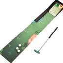 Kids Golf Set - Electronic Mini Golf Set including Kids Extendable Golf Club Toy Putter, 3 Plastic Golf Balls, 72 Interactive Putting Mat with Light-Up & Musical Scoring Holes, for Children Age 5+