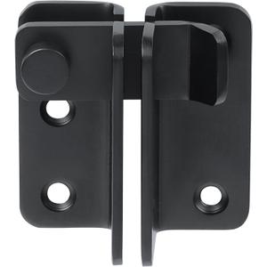Alise Flip Latch,Gate Latches Slide Bolt Latch Safety Door Lock Catch for Barn Cabinet Pet Cage Wood Fence Bathroom Garage Window,SUS304 Stainless Steel Gate Hardware Locks,Matte Black,MS5009-B