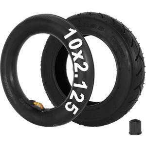 RUTU 10x2.125 Tire and Inner Tube Set for Self Balancing Electric Scooter Folding Electric Bicycle Tricycle Stroller Kids Bike Drift Board Series