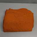 DII Quilted Farmhouse Collection Tabletop, Placemat Set, Pumpkin Spice, 6 Piece