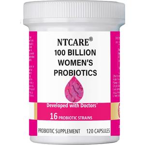 Probiotics for Women - PH Balance, Digestive, UT, & Feminine Health - 100 Billion CFU - 6 Unique Strains for Women-120CT