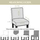 Waterproof Bar Stool Covers Set of 4, Stretch Barstool Seat Covers Washable Counter Height Chair Covers for Pub Tall Chair with Back, Bar Chair Slipcover for Kitchen Dining Room Cafe, Color 02