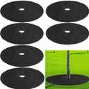 Peryiter 12 Pcs Rubber Mulch Tree Ring Protector Mat Weed Barrier, 12 in
Heavy Duty Rubber Mulch Rings For Trees, Round Tree Protector Mat for Weed Grass Control & Root Protection Lawn Care
