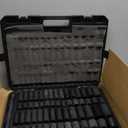 VEVOR 1/2" Drive Impact Socket Set, 65 Piece SAE 3/8" to 1-1/4" and Metric 10-24mm, 6 Point Cr-V Alloy Steel for Auto Repair, Easy-to-Read Size Markings, Rugged Construction, Storage Case