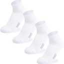 Boys Socks Girls Cushioned Athletic Socks Cotton Mesh Quarter Sock Youth Sport Ankle Sock 4/8 Pairs