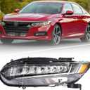 labwork Headlight Assembly Replacement for Honda Accord 2018-2021 Headlight Headlamp LH Set Driver Side