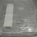 12"x16" Clear Acrylic Serving Tray with Golden Handles, Sturdy Huge Capacity Acrylic Tray for Coffee, Juice, Kitchen and Desk Organizer, Storage Tray (12"x16")