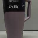 BrüMate BrüMate Era Flip 40oz Tumbler with 100% Leakproof Covered Straw Lid | Hygienic Covered Straw | Insulated Stainless Steel Water Bottle with Handle | Cup Holder Friendly | BPA-Free (Lilac Dusk)
