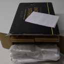 Wisuce Bamboo Under Bed Storage Containers- Underbed Organizer with Wheels with Large Dust Bag,Sturdy Wood Rolling Under the Bed Shoe Storage Organizer Drawer 2 Packs (Nature, Small)