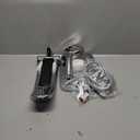 Rain Shower Head with filtered Handheld High Pressure rainfall Shower Heads with Handheld Spray Combo Adjustable one-piece stand daul shower head Built-in Magnetic Docking and Power Jets (Chrome)