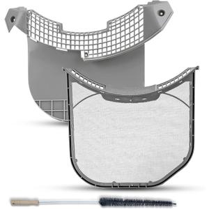 DLGX3551V DLGX3551W DLGX3901W DLG2602W DLG3461W DLG3601W DLG3401W DLG3501W DLG3181W Dryer Lint Filter Screen Trap Replace For LG DLGX3876W DLGX3251W DLGX3571V DLGX3471W DLGX3471V & Housing Guide Cover