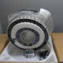 42 inch Dimmable Fandeliers Chandelier Ceiling Fan LED Crystal Ceiling Fan with Light and Remote 6 Speed 3 Blades Retractable Ceiling Fans for Bedroom Living Dining Room (APP & Timing) (Silver)