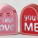 Led Heart Table Decor Red 4.8 inch 2 Pack