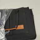 ZHMO Canvas Tote Bag for Women,Women's Bags Crossbody Bags Work Laptop Tote Bag Large Handbags Purse for Travel Nurse Teacher (New Upgrade Black With Compartments and Inner Cup Holders)