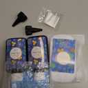 Bsrezn 200g UV Resin Kit with Light, Crystal Clear Solar Activated UV Epoxy Resin for Jewelry Making (100g x 2)