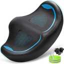 CDYWD Noseless Oversized Bike Seat for Men Women Comfort, Extra Wide Padded Bicycle Seat Cushion, Large Comfortable Bike Saddle for Peloton, Stationary Exercise Bike, Beach Cruiser, City Bike, Ebike