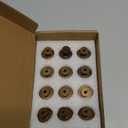 Goo-Ki 12 Pack Antique Brass Cabinet Knobs Zinc Alloy Kitchen Hardware - Vintage Brass Drawer Knobs Single Hole/Screw Bar Cabinet Handles Dresser Pulls