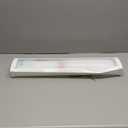 Lithonia Lighting 2 Foot LED Light Fixture, Low-Profile LED Wraparound Flush Mount Ceiling Light, 4000K Cool White, 120V, 24-Inch (FMLWL 24 840)