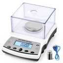 Antstone Lab Scale 500g x 0.001g Accuracy Digital Scientific 1mg Scale Laboratory Precision Analytical Balance with Windshield 001 Gram Readability Digital Jewelry Weighing Scale with 200g Weight
