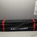 ABCCANOPY 10X10 Pop Up Canopy Tent Enclosed Instant Canopy Shelter with Zipped Side Wall Church Window, Bonus 4 Weights Bags (Black)
