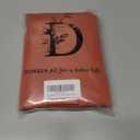 DONREN Short Curtains Burnt Orange Half Window Curtains Privacy Curtain Tiers for Windows, Energy Saving Drapes for Bathroom Shades, Wide 34 x Long 38 inches per Panel,Set of 2