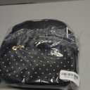 KL928 Girls Mini Backpack Bowknot Polka Dot Cute Daypacks Convertible Shoulder Bag Purse for Women (Black)