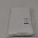 NICETOWN White Linen Sheer Curtains 90" Length, Rod Pocket & Back Tab Window Treatments Semi Sheer Curtain Drapes Privacy with Light Through for Living Room/Bedroom, 104 inch Length Total 2 Panels