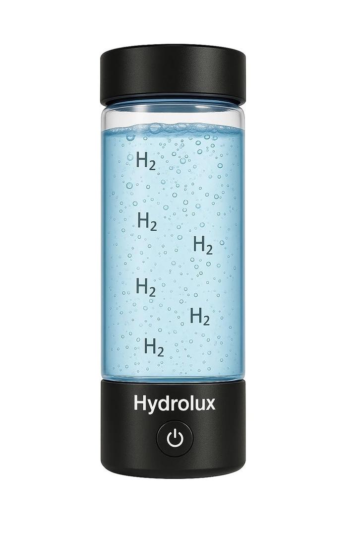 HydroLux Advanced Hydrogen Water Bottle, Durable, and Protective Sleeve - Enhanced Hydration on The Go