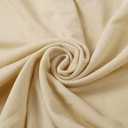 Peomeise Stretch Spandex Chair Cover for Wedding Party Dining Banquet Event (Champagne, 25)