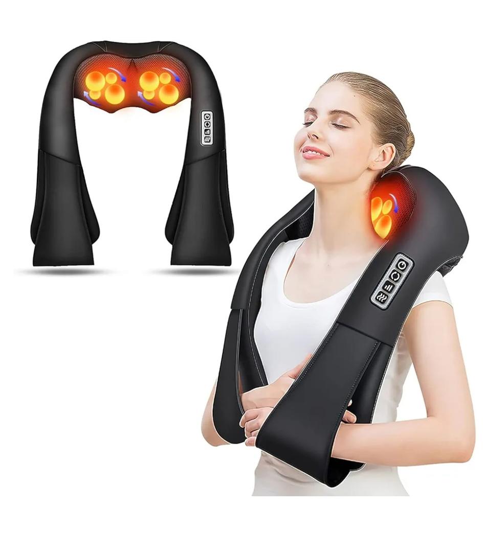 Back and Neck Massager, Back Massager Deep Tissue Kneading Neck and Shoulder Massage with Heat, Electric Massage Pillow Fathers Day Gift Ideas from Daughter Son(NOT Cordless)
 3 sustainability features