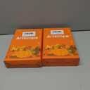 2 x Artscope Fall Decorative Throw Pillow Covers 18x18 Inch Set of 4, Hello Pumpkin Give Thanks Buffalo Plaid Outdoor Farmhouse Pillow Cases for Home Sofa Couch-Orange