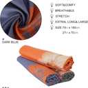 Sumato Scarf for Women Fall Winter Shawl Wraps Long Women Scarves Warm Soft Cashmere Feel Classic Floral Style (Sf1505-dark Blue)