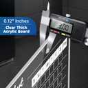 2 x Acrylic Magnetic Chore Chart for Kids,Chores Chart for Fridge Refrigerator,Dry Erase Behavior Chore Chart for Multiple Kids,Responsibility Reward Chart for Teens Adults Family,11.5"x15"(1 Pack)