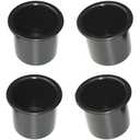 JSP Manufacturing 2 7/8 Black Plastic Drop in Beverage Drink Holder Plastic Multipack Wholesale Bulk Listing Poker