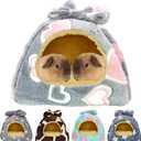 Guinea Pig Bed, Guinea Pig Warm Hideout House Accessories Cozy Bed for Small Animals Hamsters Chinchillas Dwarf Bunnies Hedgehogs. L, Greyheart
